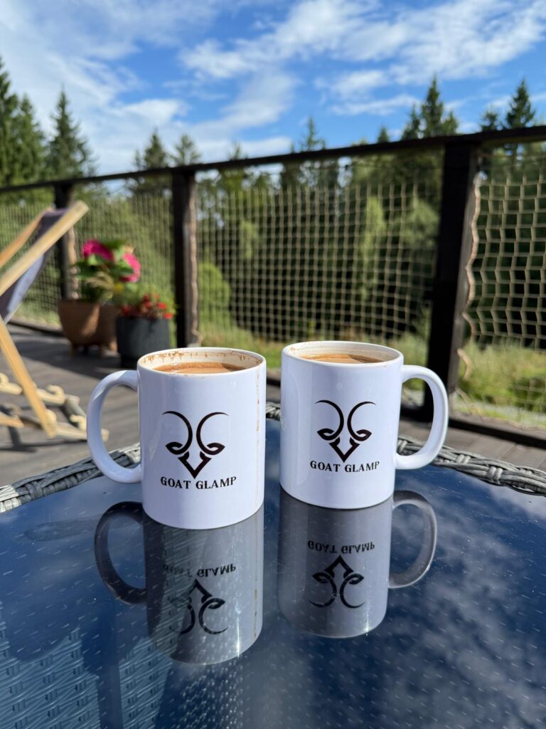 Goat Glamp cofee time